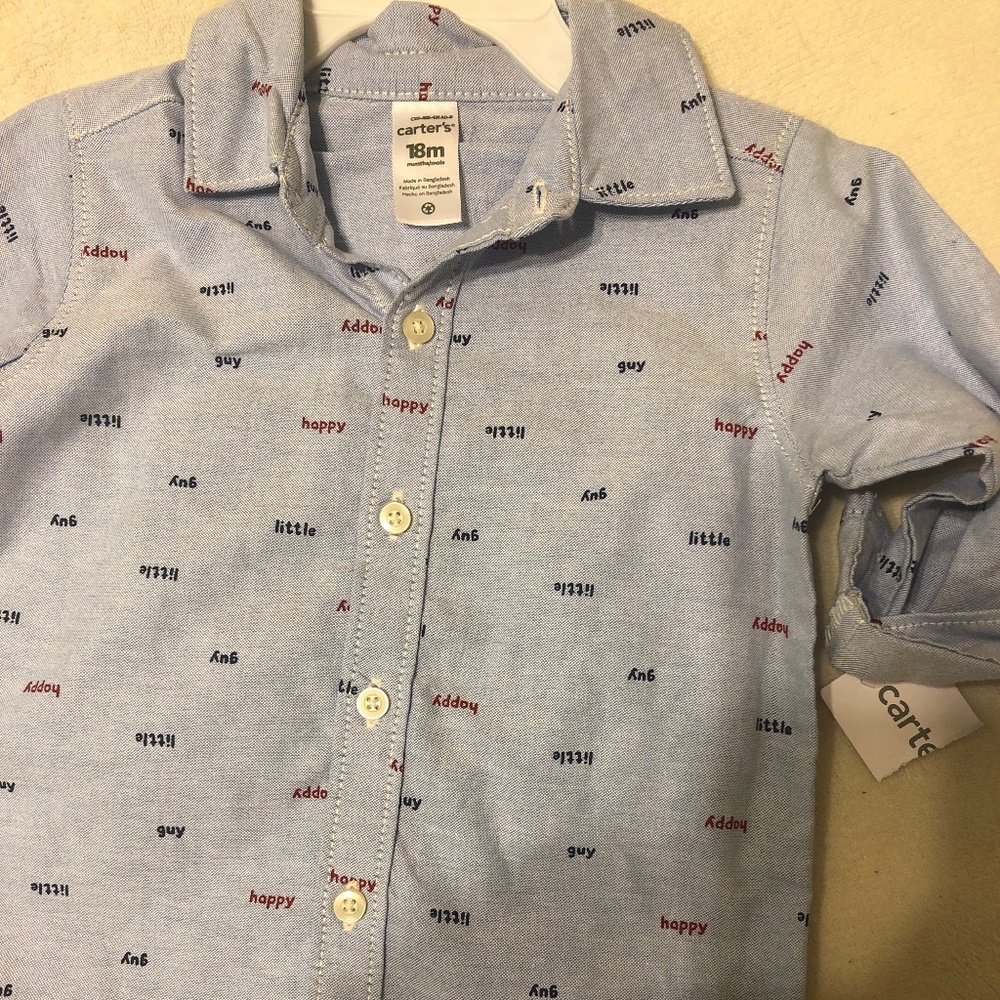 Carter’s shirt and pant set